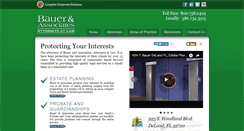 Desktop Screenshot of delandattorneys.com